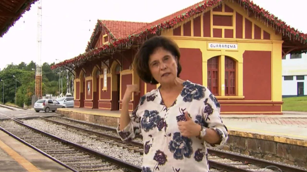 Foto de Neide Duarte, repórter da Globo