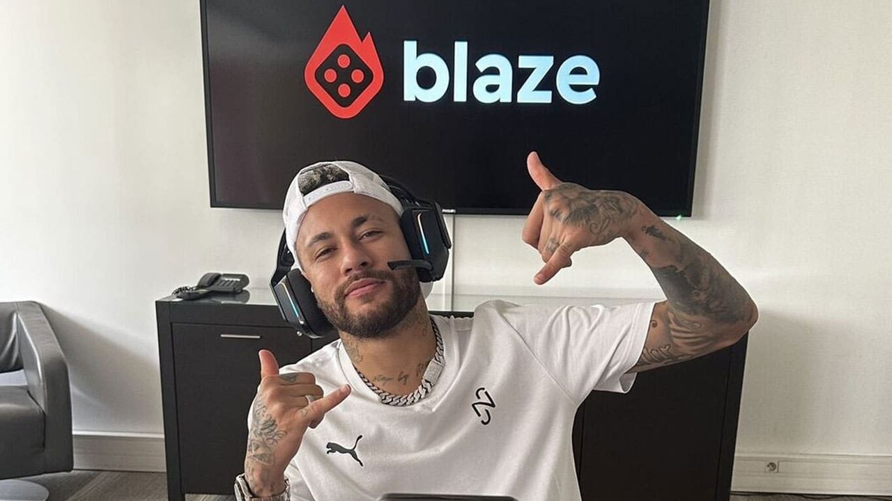 Neymar Jr. em foto de divulgação da plataforma Blaze