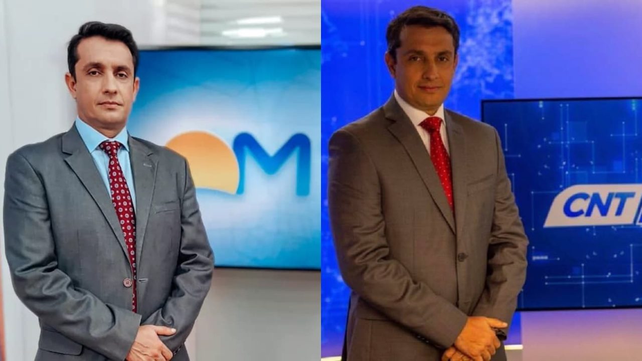 Odilon Araújo trocou o CNT Jornal pela ancoragem do Bom Dia Mato Grosso em uma afiliada da Globo (foto: Divulgação/TV Centro América e CNT)