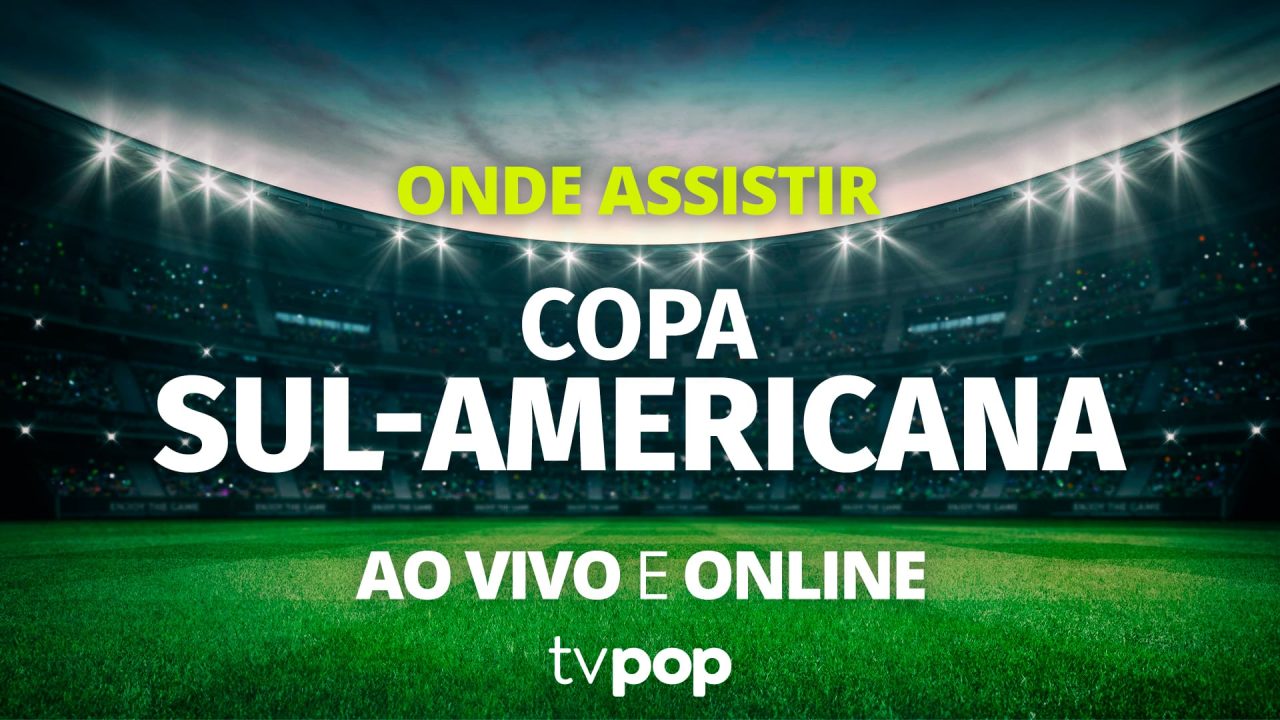 Arte das transmissões dos jogos da Copa Sul-Americana