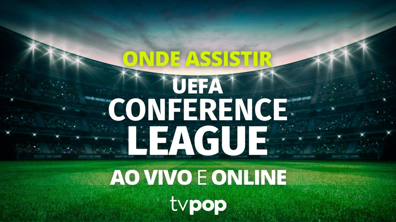 Arte das transmissões dos jogos da UEFA Conference League