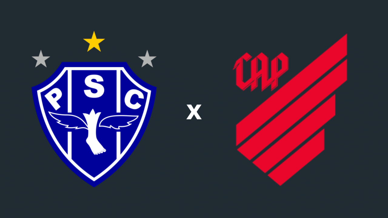 Foto dos escudos de Paysandu e Athletico