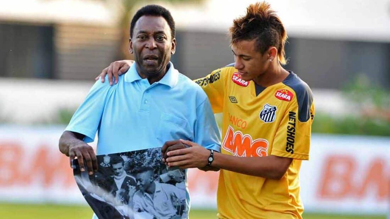 Foto de Pelé e Neymar