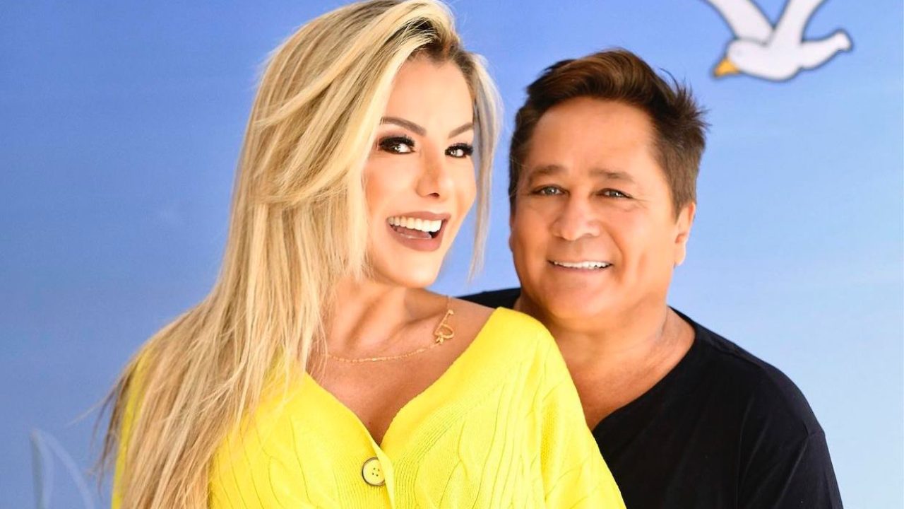 Poliana Rocha é casada com o cantor Leonardo