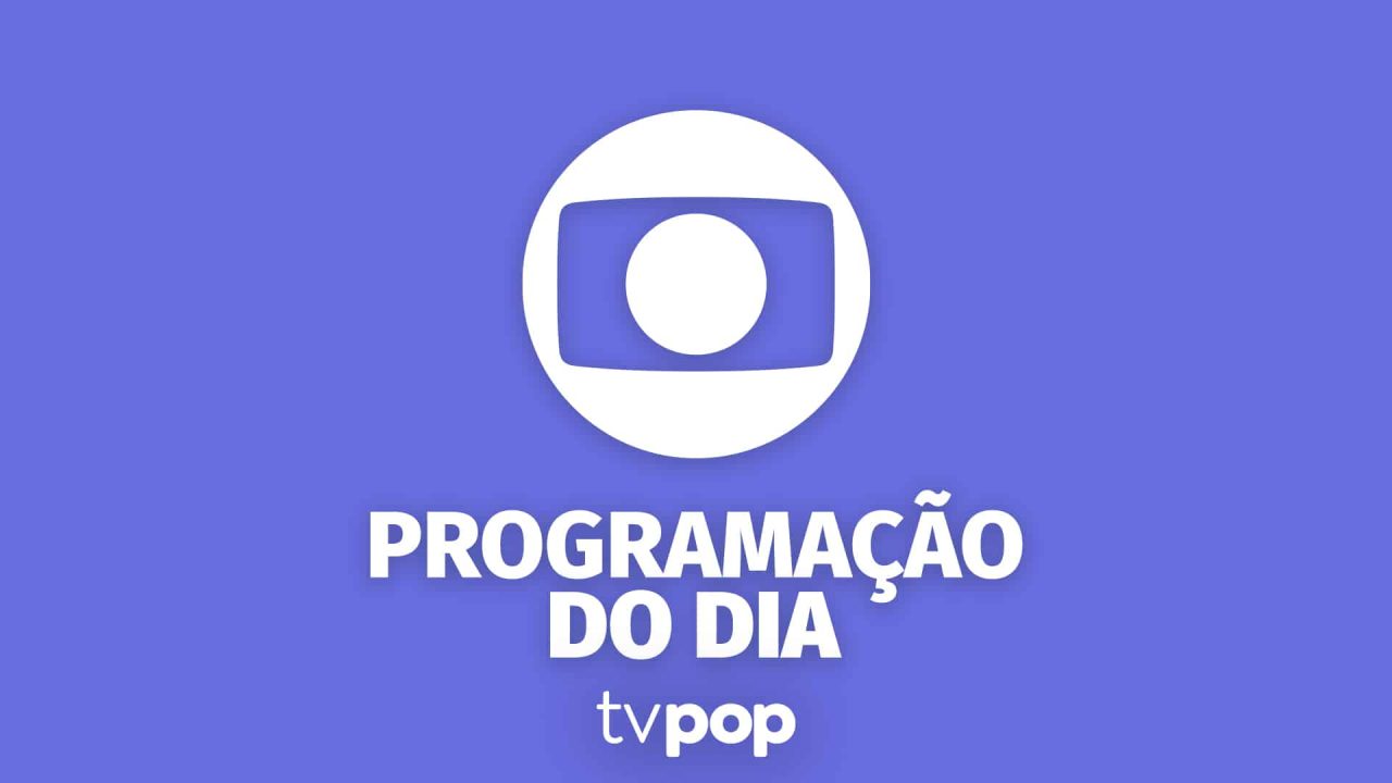 Arte ilustrativa da programação diária da Globo