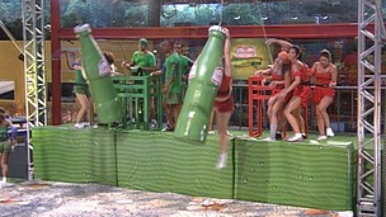 Prova do Guaraná é a inspiração para a próxima disputa pelo posto de anjo do BBB, segundo o diretor Boninho (foto: Reprodução/TV Globo)