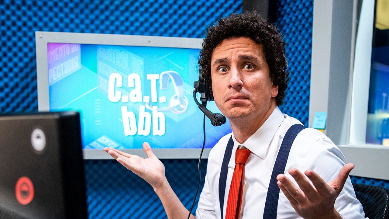 Imagem com foto de Rafael Portugal no CAT BBB