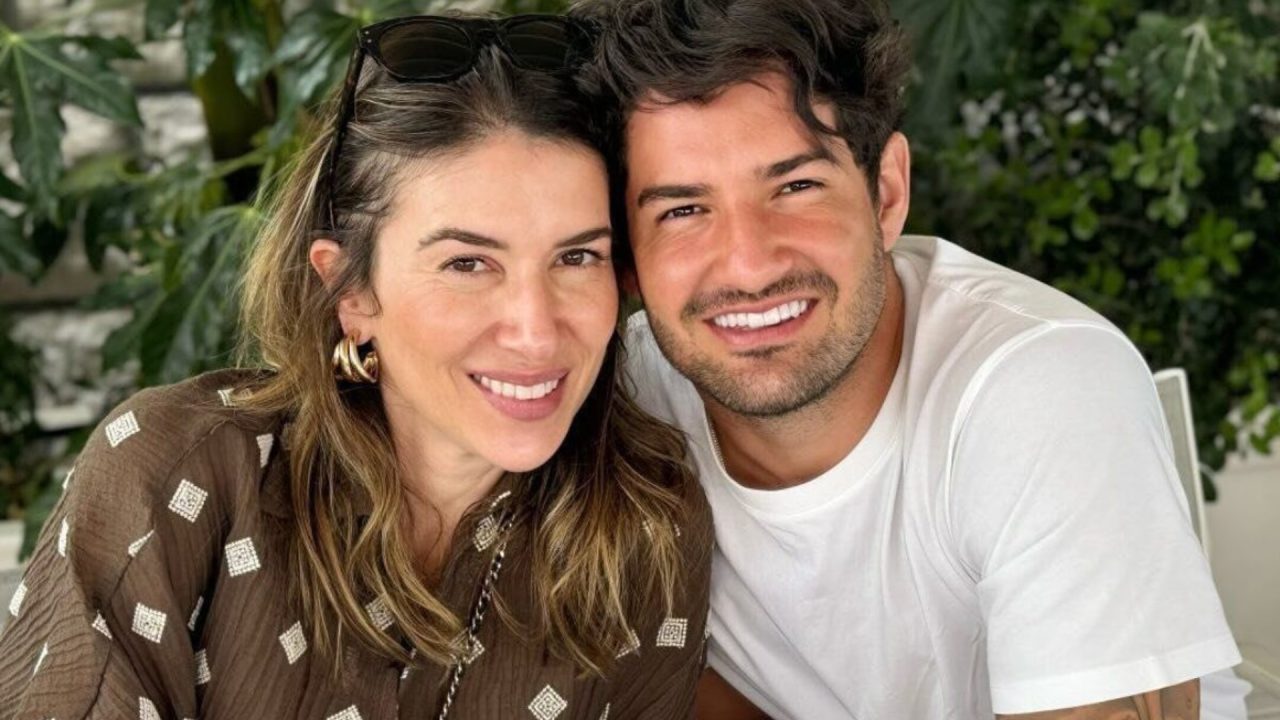 Foto de Rebeca Abravanel e Alexandre Pato