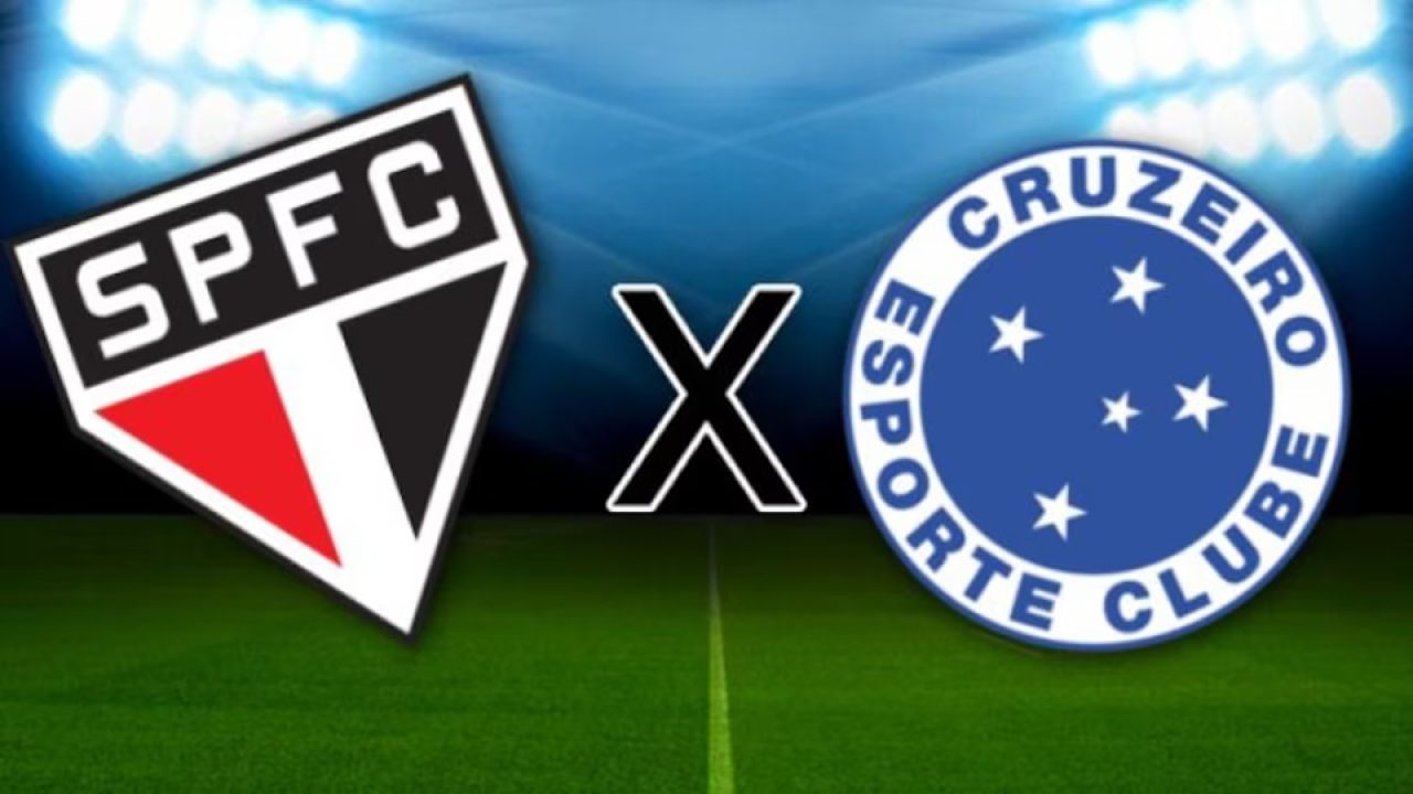 Foto dos escudos de São Paulo e Cruzeiro