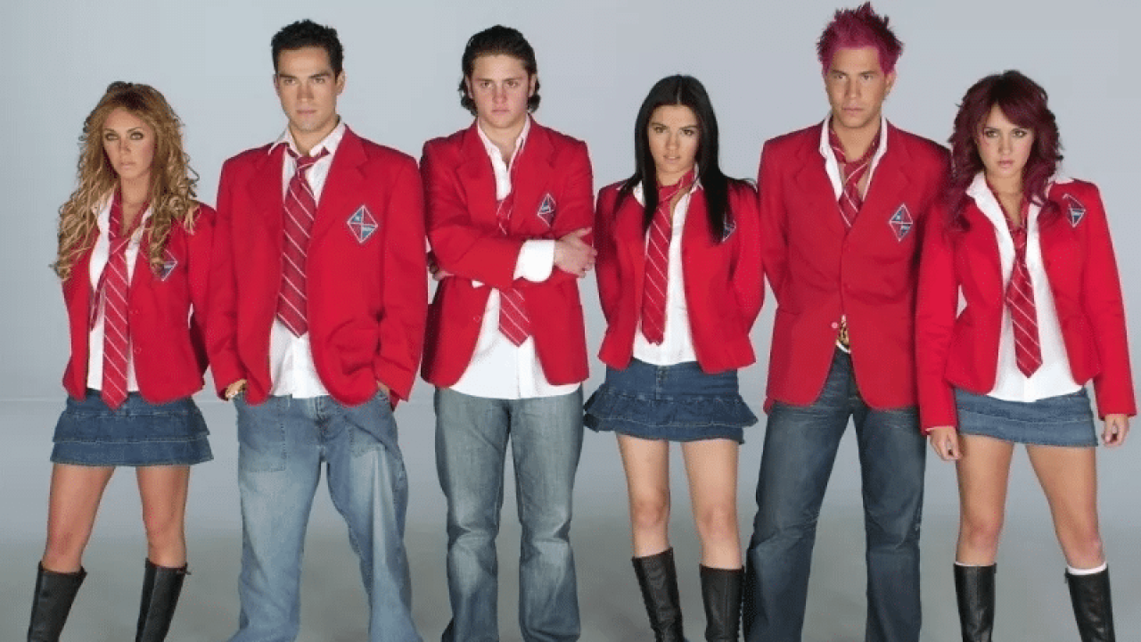 Foto do elenco da novela do SBT Rebelde