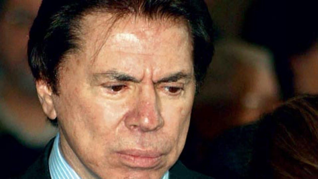 Foto do apresentador Silvio Santos, dono do SBT