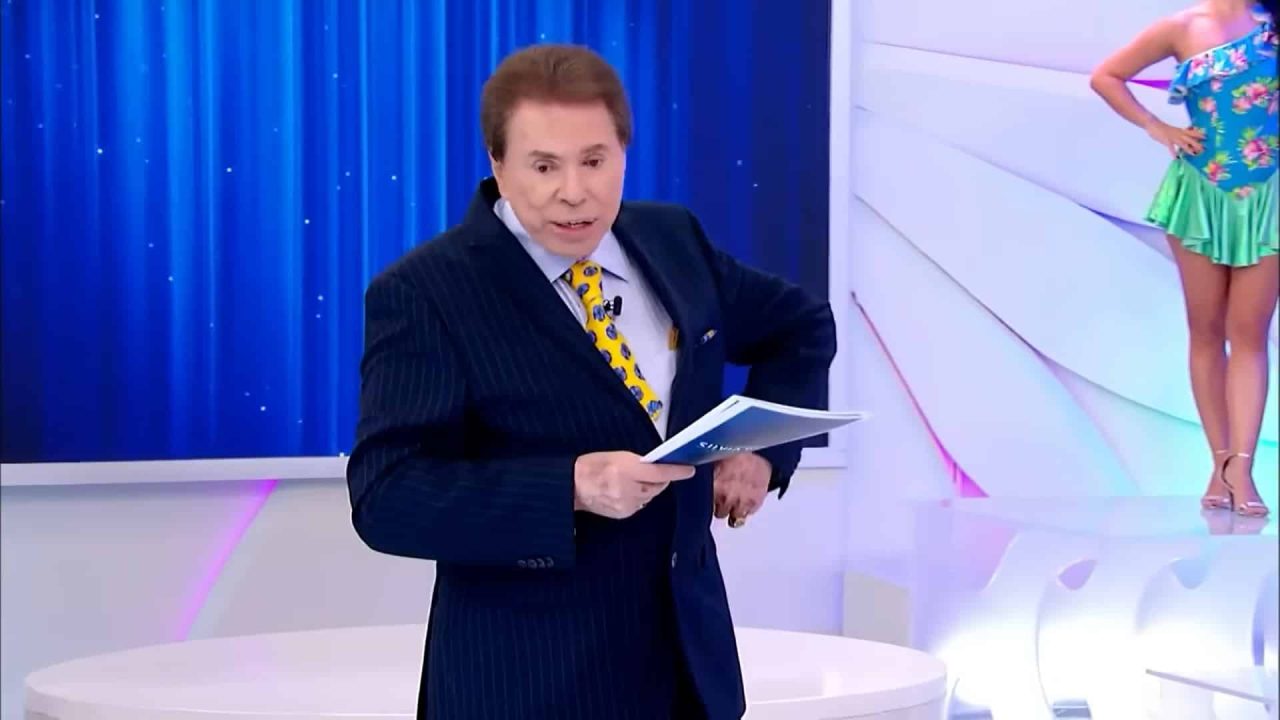 Foto do apresentador Silvio Santos