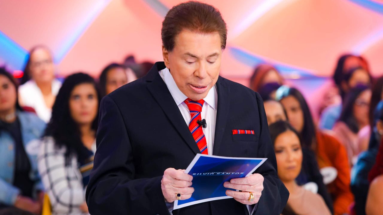 Foto do apresentador Silvio Santos