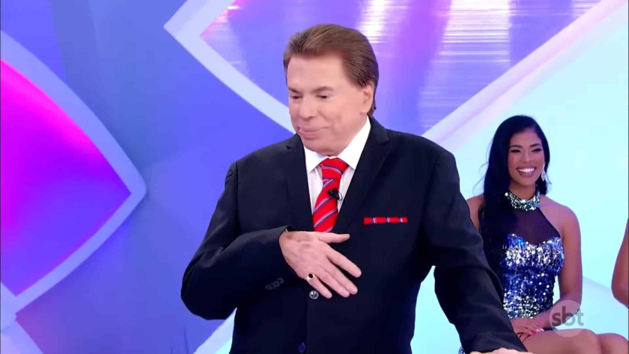 Foto do apresentador Silvio Santos