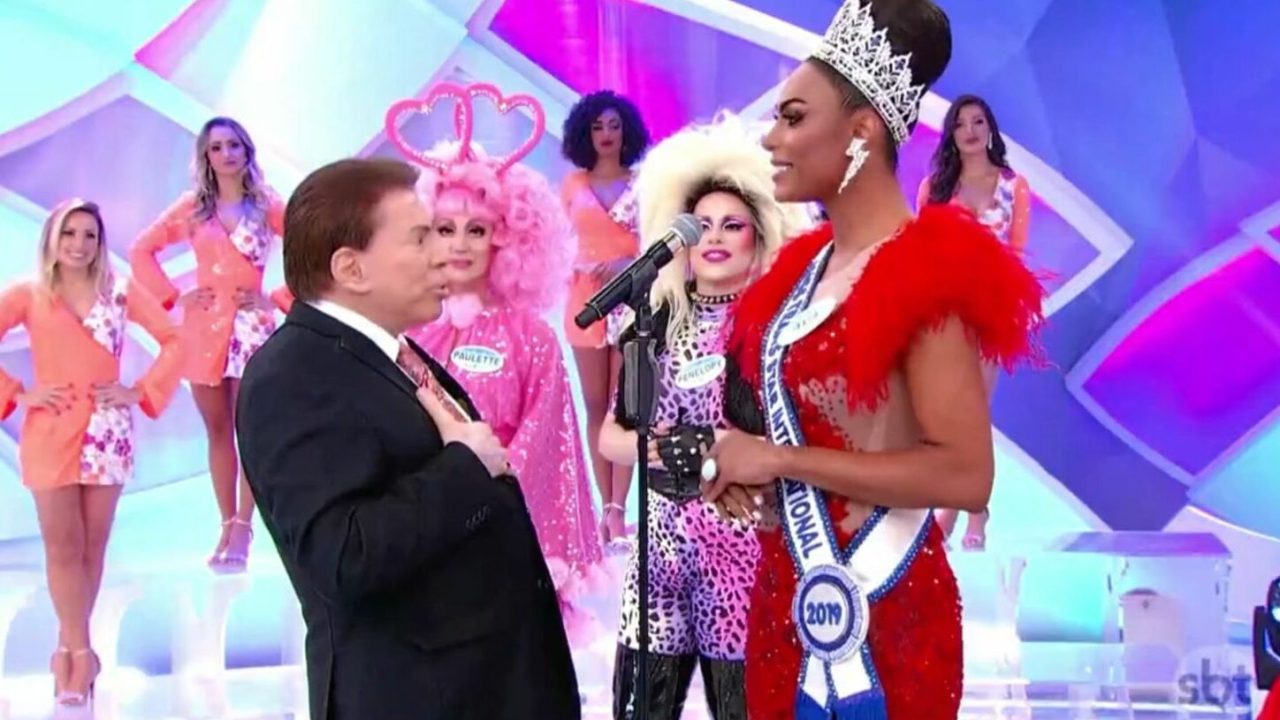 Foto de Silvio Santos no SBT