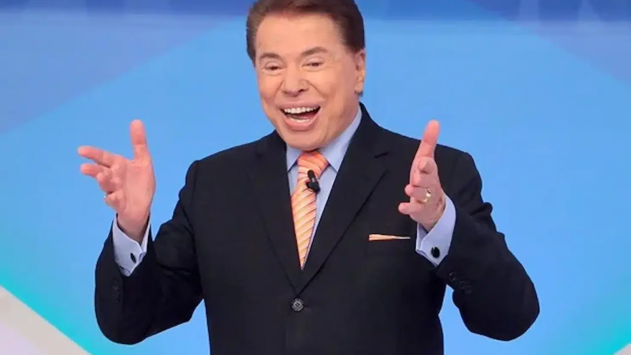 Foto de Silvio Santos no SBT