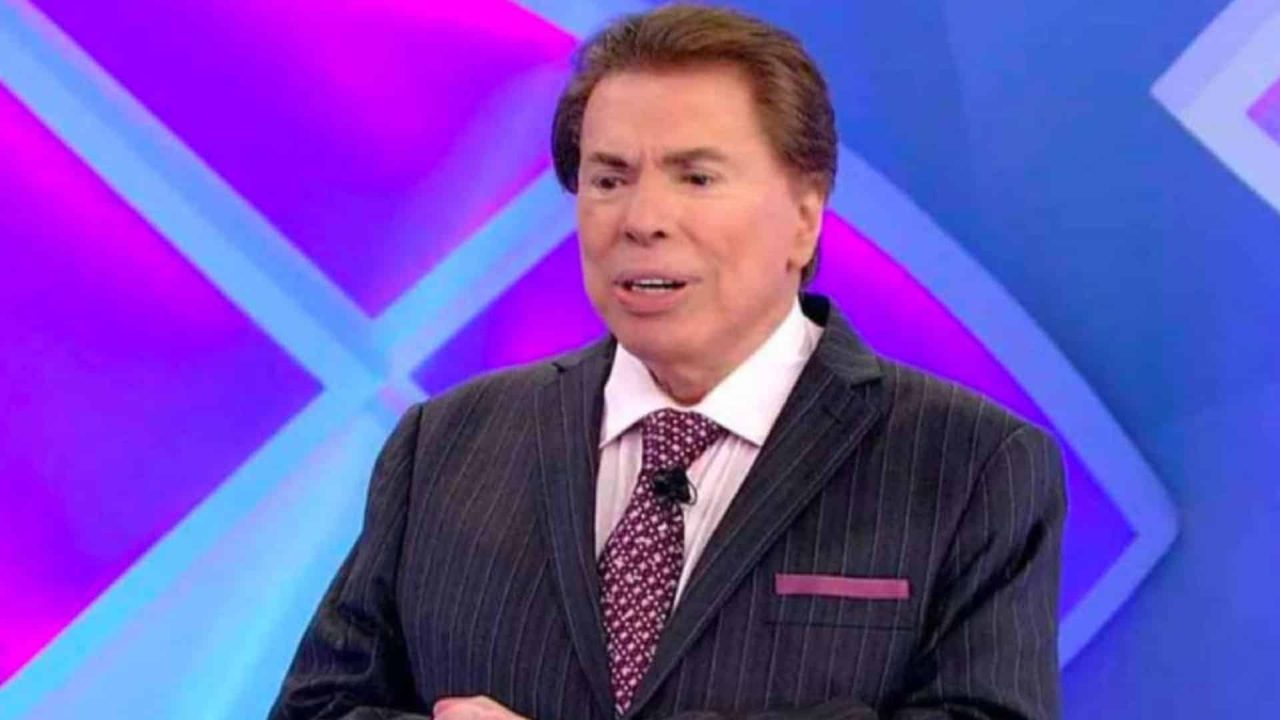 Foto do apresentador Silvio Santos, dono do SBT