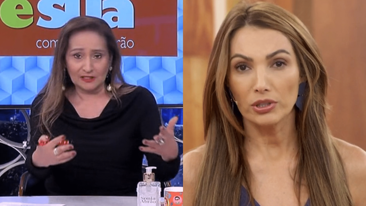 Foto de Sonia Abrão e Patrícia Poeta