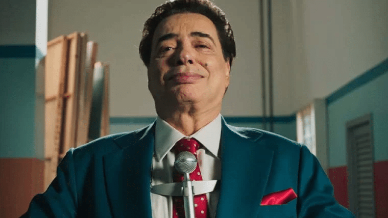 Foto da série O Rei da TV, que conta a história de Silvio Santos