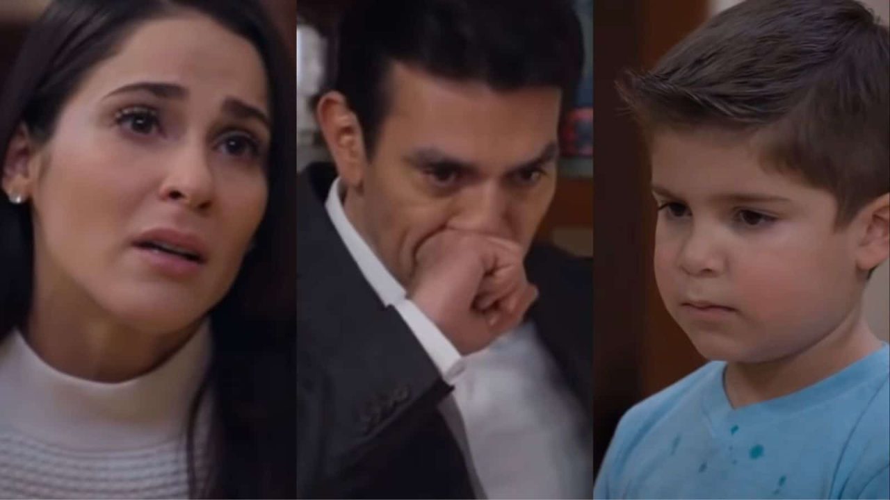 Nicolas, Ernesto e Helena em cena de Te Dou a Vida