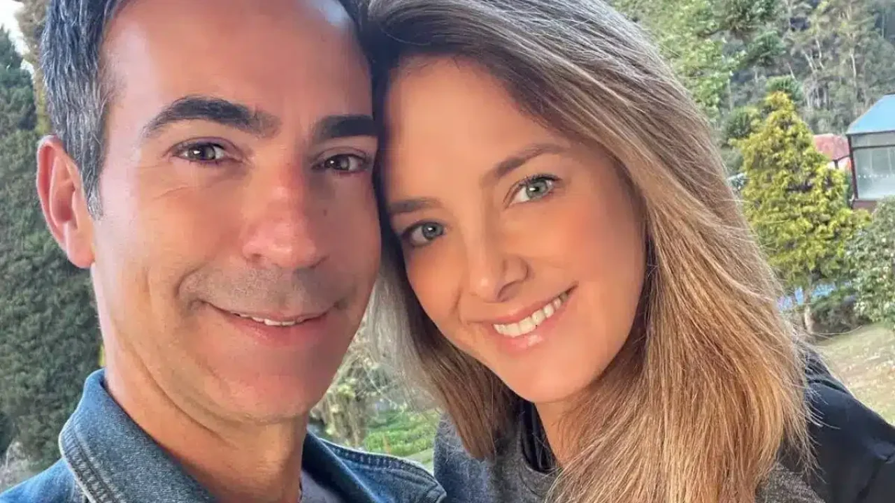 Foto de César Tralli e Ticiane Pinheiro