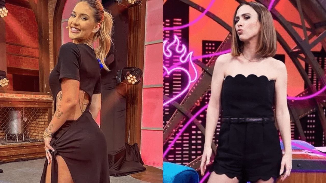 Montagem com Virginia Fonseca e Tatá Werneck