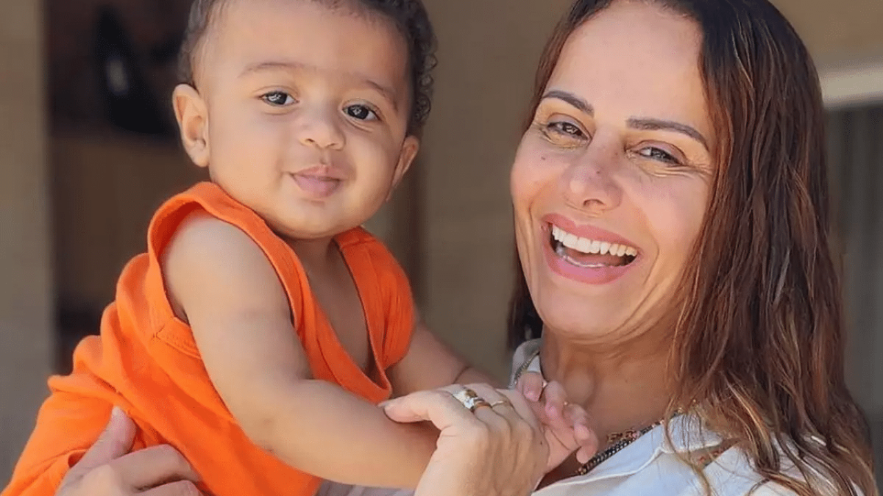 Foto de Joaquim e Viviane Araújo