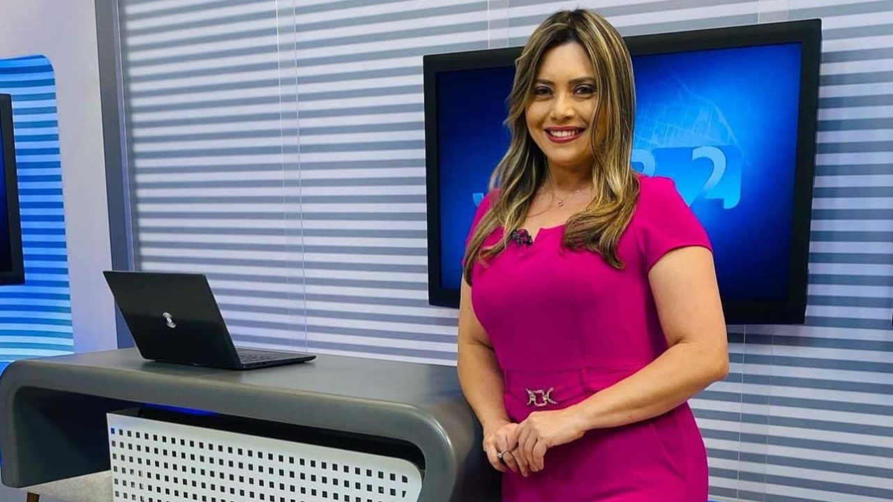 Foto de apresentadora de afiliada da Globo