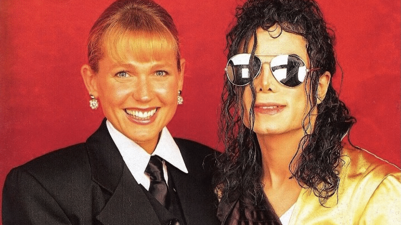 Foto de Xuxa Meneghel e Michael Jackson