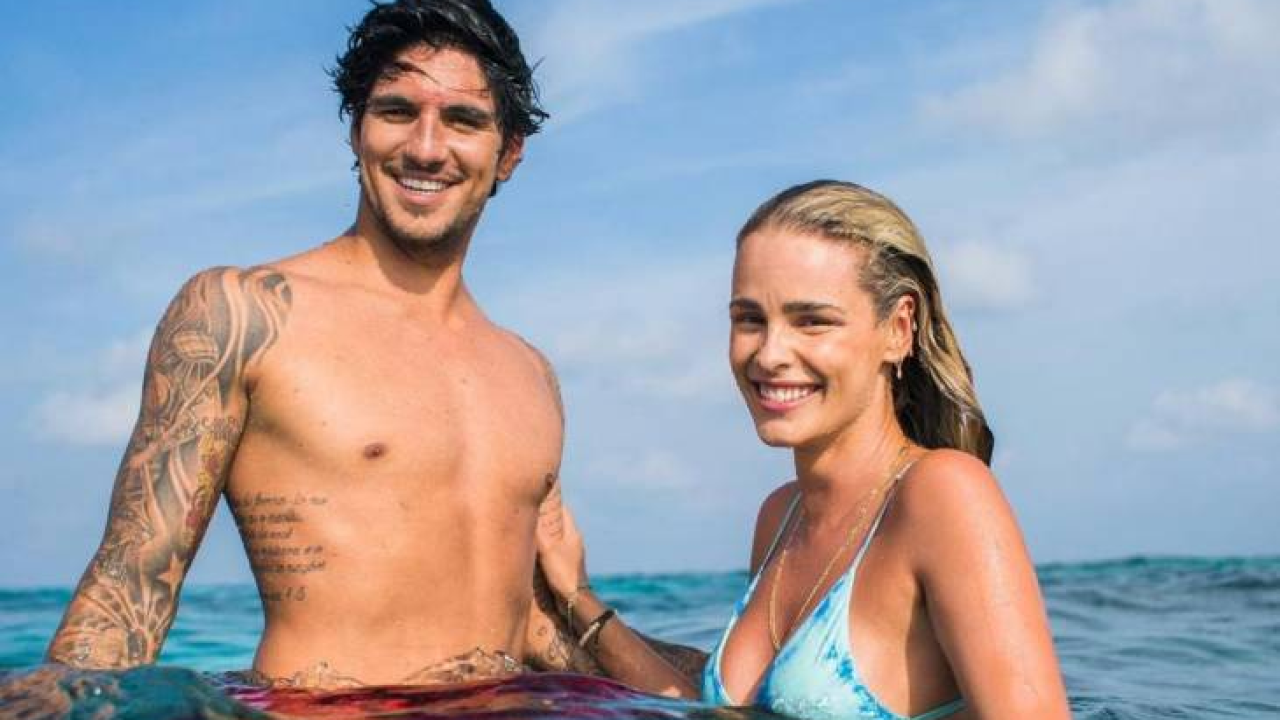 Foto de Gabriel Medina e Yasmin Brunet